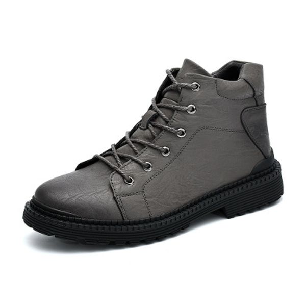 high autumn and winter new british fashion casual leather tooling shoes plus velvet warm men's shoes, Black
high autumn and winter new british fashion casual leather tooling shoes plus velvet warm men's shoes, Black