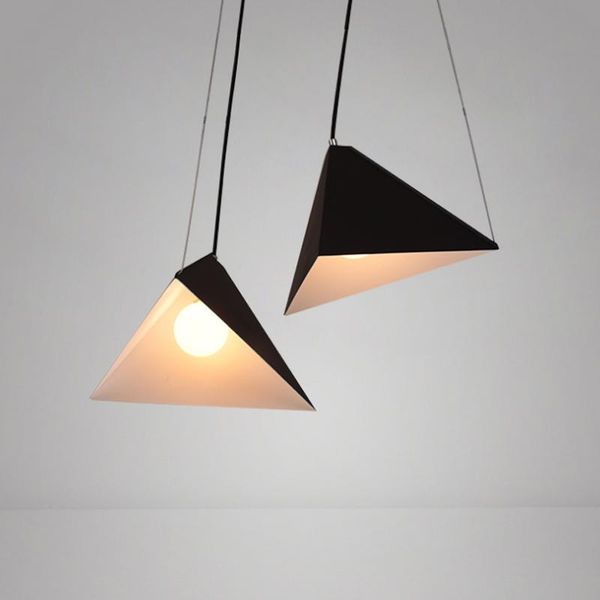 modern pendant light nordic led hanglamp black white triangle cone iron pendant lamp bedroom bedside lamp luminiare droplights fixtures
modern pendant light nordic led hanglamp black white triangle cone iron pendant lamp bedroom bedside lamp luminiare droplights fixtures