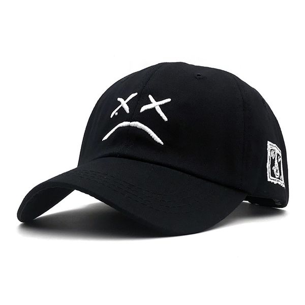 women men lil peep dad hat embroidery 100% cotton baseball cap sad face hat xxxtentacion hip hop cap golf love li peep snapback, Blue;gray
women men lil peep dad hat embroidery 100% cotton baseball cap sad face hat xxxtentacion hip hop cap golf love li peep snapback, Blue;gray
