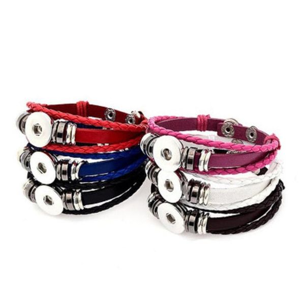 5colors multilayer leather noosa chunk bracelet 20mm metal button bracelet diy ginger snap button statement jewelry dhl free, Golden;silver
5colors multilayer leather noosa chunk bracelet 20mm metal button bracelet diy ginger snap button statement jewelry dhl free, Golden;silver