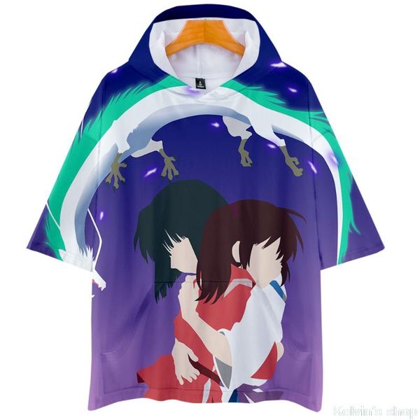 new spirited away printed funly cartoon sweatershirt hip-hop hoodie with short sleeves coat style street loose clothes, Black
new spirited away printed funly cartoon sweatershirt hip-hop hoodie with short sleeves coat style street loose clothes, Black