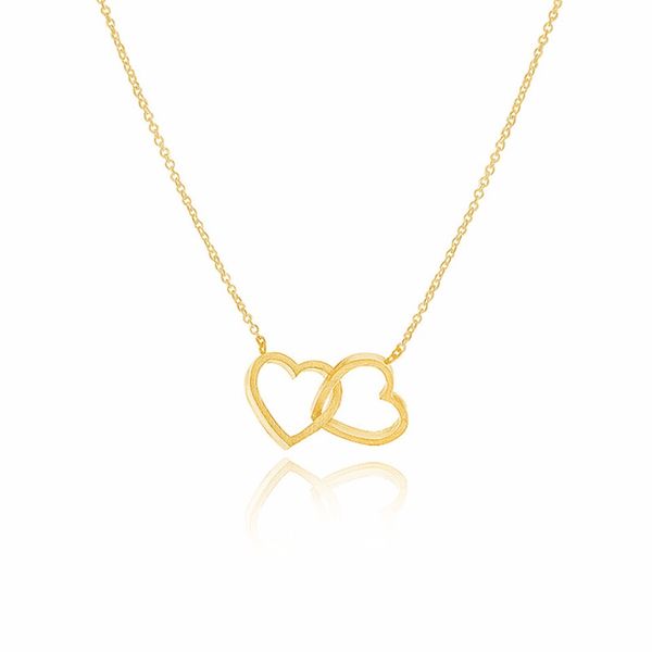 double heart necklaces pendants for women love jewellery bridesmaid gifts stainless steel link chain bijoux femme collier choker, Silver
double heart necklaces pendants for women love jewellery bridesmaid gifts stainless steel link chain bijoux femme collier choker, Silver