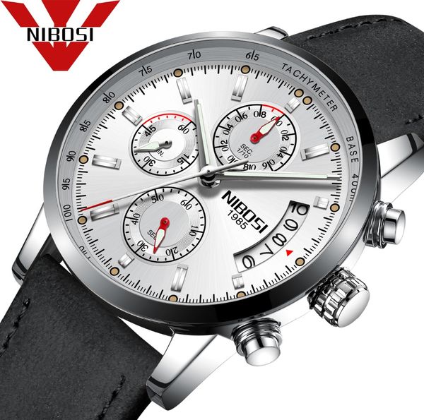 nibosi sport leather watches mens luxury brand military watch reloj hombre waterproof quartz wristwatches relogio masculino, Slivery;brown
nibosi sport leather watches mens luxury brand military watch reloj hombre waterproof quartz wristwatches relogio masculino, Slivery;brown