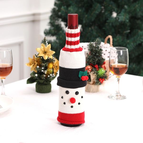 32*12cm cute red wine bottle cover cartoon santa claus knitted dust cover christmas table decoration party gifts home decor
32*12cm cute red wine bottle cover cartoon santa claus knitted dust cover christmas table decoration party gifts home decor