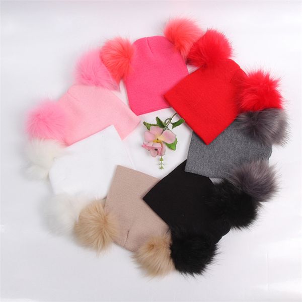 new kids hats ins winter knitted hat warm wool hat skull beanie double fur ball child knit outdoor ski cap 5126
new kids hats ins winter knitted hat warm wool hat skull beanie double fur ball child knit outdoor ski cap 5126