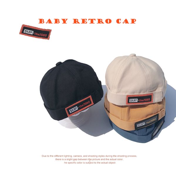 vintage hip hop baby hat washed cotton retro skullcap adjustable brimless hat landlord breathable beanie sailor cap for boys, Yellow
vintage hip hop baby hat washed cotton retro skullcap adjustable brimless hat landlord breathable beanie sailor cap for boys, Yellow