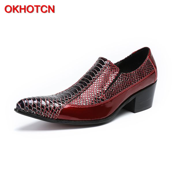 okn new arrival red genuine leather man shoes crocodile grain man formal dress business party wedding shoes point toe, Black
okn new arrival red genuine leather man shoes crocodile grain man formal dress business party wedding shoes point toe, Black