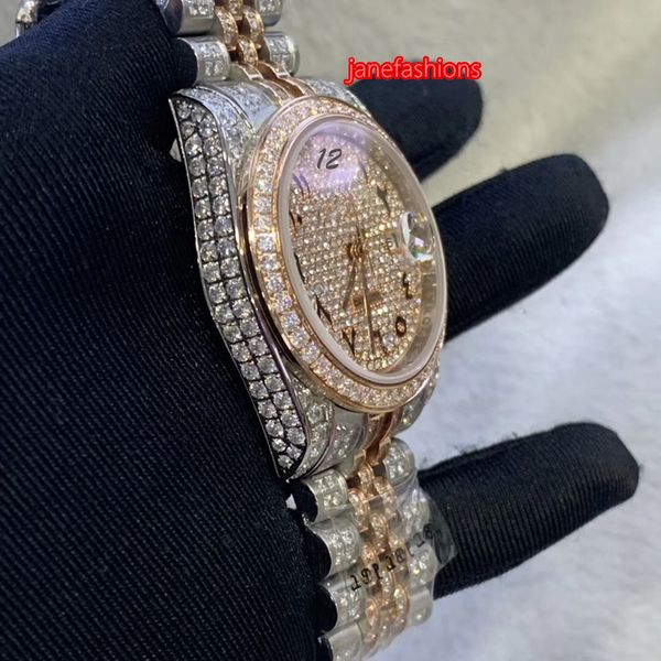 digital graduated arabic diamond watches bi-rose gold men's wrist calendar automatic mechanical, Slivery;golden
digital graduated arabic diamond watches bi-rose gold men's wrist calendar automatic mechanical, Slivery;golden