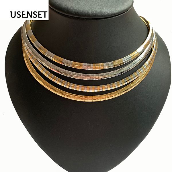 4/6mm brand new men's gold silver torques necklace stainless steel chic three colors 5pcs/lot drop shipping y03, Golden;silver
4/6mm brand new men's gold silver torques necklace stainless steel chic three colors 5pcs/lot drop shipping y03, Golden;silver
