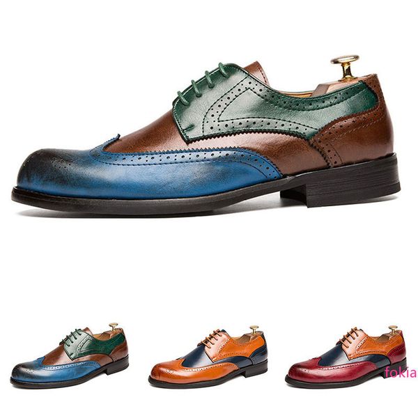 large size mens dress shoes leather carved colorful business casual prom flat comfortable wedding good quality size 38-47 two
large size mens dress shoes leather carved colorful business casual prom flat comfortable wedding good quality size 38-47 two