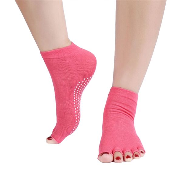 1 pair women non-slip half toe yoga socks ladies breathable massage sport cotton socks for gym fitness dance ballet pilates, Black
1 pair women non-slip half toe yoga socks ladies breathable massage sport cotton socks for gym fitness dance ballet pilates, Black