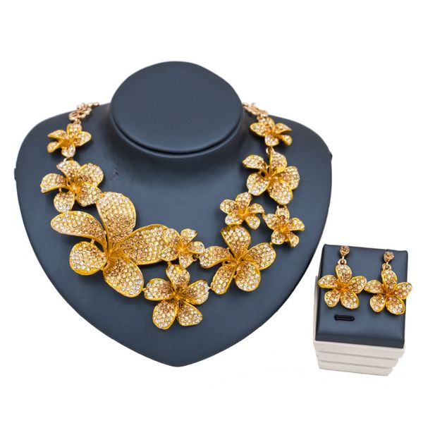 luxury women jewelry set exaggerate fashion flower jewelry sets for women necklace earrings 6 choices f1122 with rhinestones, Silver
luxury women jewelry set exaggerate fashion flower jewelry sets for women necklace earrings 6 choices f1122 with rhinestones, Silver