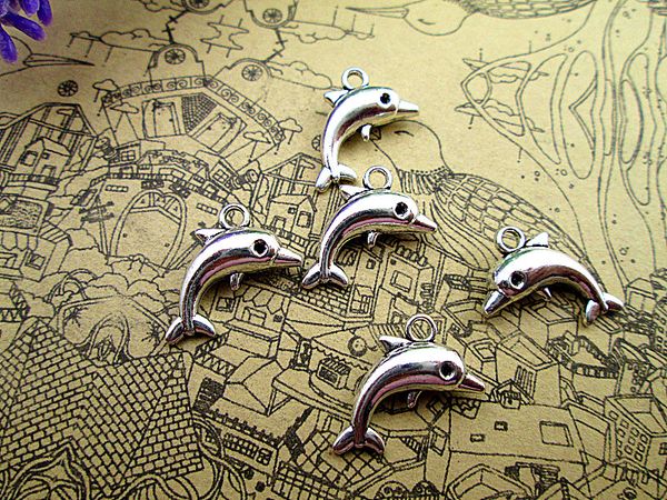 60pcs--dolphin charms silver tone 3d dolphins charms pendants 17x11mm vision 2, Bronze;silver
60pcs--dolphin charms silver tone 3d dolphins charms pendants 17x11mm vision 2, Bronze;silver