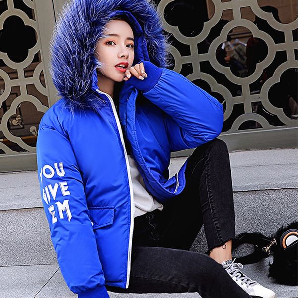 new 2019 short ladies blue fur collar coat winter hoodie cool street jacket women punk outerwear zipper, Black
new 2019 short ladies blue fur collar coat winter hoodie cool street jacket women punk outerwear zipper, Black