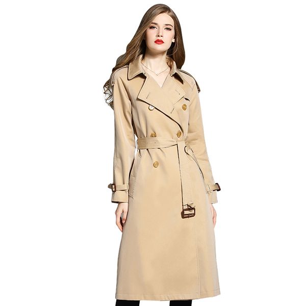 2019 trench women fashion fall coat women long coat plus size windbreaker trench for clothes 18280, Tan;black
2019 trench women fashion fall coat women long coat plus size windbreaker trench for clothes 18280, Tan;black