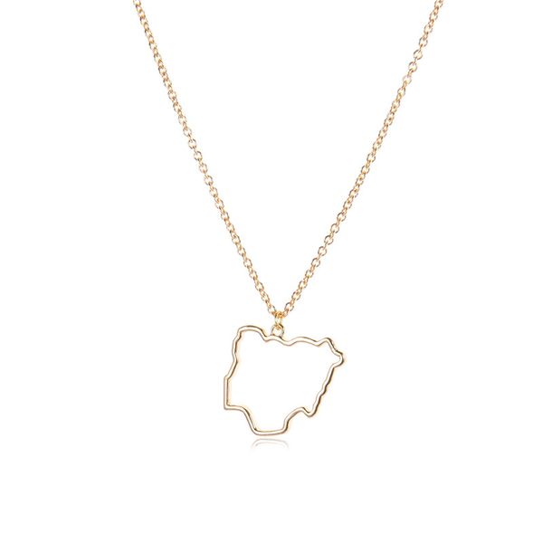 5 hollow nigeria map country necklace outline state geography africa island city hometown souvenir pendant necklace jewelry, Silver
5 hollow nigeria map country necklace outline state geography africa island city hometown souvenir pendant necklace jewelry, Silver