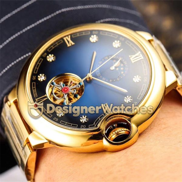 роскошные мужские часы дизайнера 43mm золота синий циферблат 316l браслет из нержавеющей стали механические автоматические часы человек махо, Slivery;brown
роскошные мужские часы дизайнера 43mm золота синий циферблат 316l браслет из нержавеющей стали механические автоматические часы человек махо, Slivery;brown