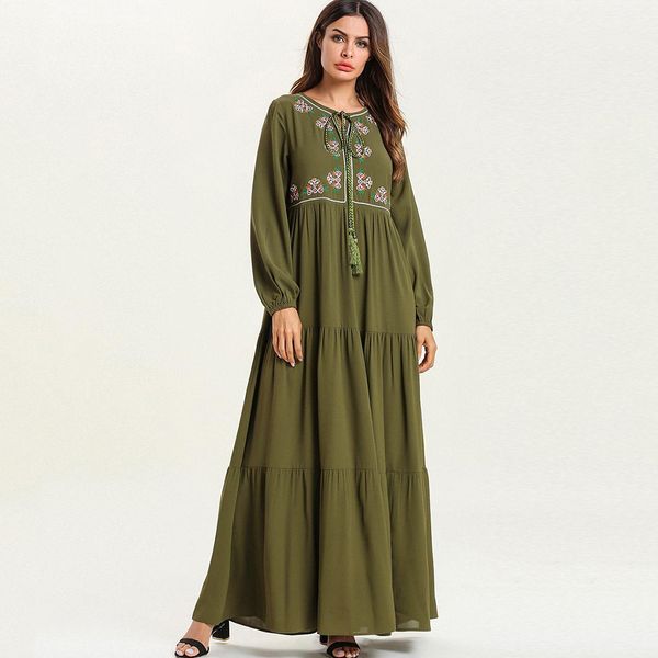 арабский плюс размер женщины светло-зеленый foral печатных мода вышитые линии с длинным рукавом лук мусульманские повседневные платья 4xl, Red
арабский плюс размер женщины светло-зеленый foral печатных мода вышитые линии с длинным рукавом лук мусульманские повседневные платья 4xl, Red