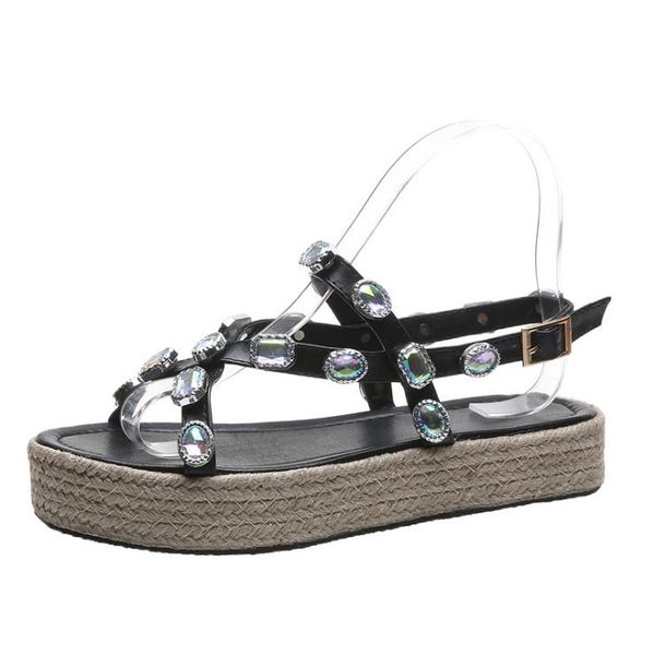 women sandals new female shoes woman summer wedge comfortable sandals ladies slip-on flat women sandalias, Black
women sandals new female shoes woman summer wedge comfortable sandals ladies slip-on flat women sandalias, Black