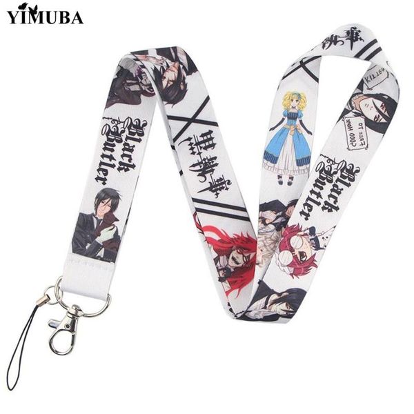 yimuba kuroshitsuji black butler keychain neck lanyards fit phone id card pass badge holder hang rope key chain cosplay ornament, Silver
yimuba kuroshitsuji black butler keychain neck lanyards fit phone id card pass badge holder hang rope key chain cosplay ornament, Silver