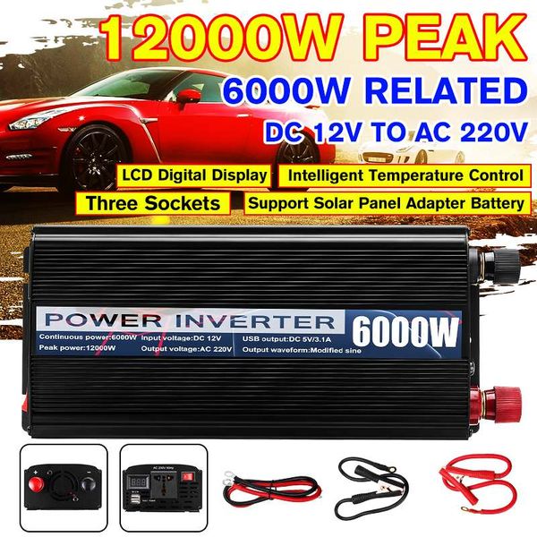 efficient dual usb inverter 12000w voltage transformer modified sine wave power inverter dc 12v to ac 220v converter+led display
efficient dual usb inverter 12000w voltage transformer modified sine wave power inverter dc 12v to ac 220v converter+led display