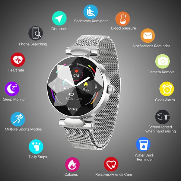 women 1.04in ips screen touch outdoor sports fitness pedometer tracker female physiological period reminder heart rate monitor
women 1.04in ips screen touch outdoor sports fitness pedometer tracker female physiological period reminder heart rate monitor
