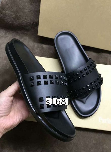 donna studded willow nail slippers designer willow nails soft bottom rubber slippers men nail shoeswith boxs, Black
donna studded willow nail slippers designer willow nails soft bottom rubber slippers men nail shoeswith boxs, Black
