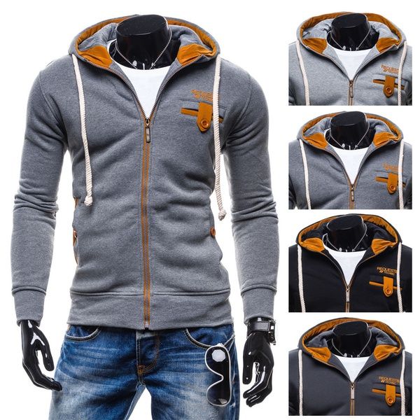 zogaa 2019 new men sports casual wear zipper fashion hoodies cotton autumn winter jacket fall sweatshirts solid coat, Black
zogaa 2019 new men sports casual wear zipper fashion hoodies cotton autumn winter jacket fall sweatshirts solid coat, Black