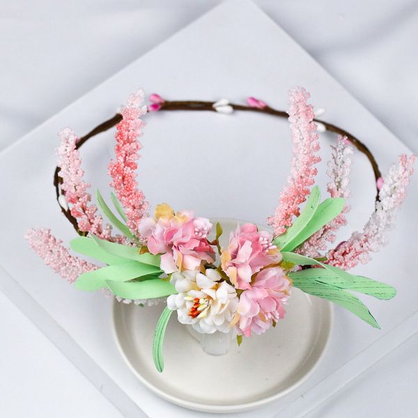 ever fairy fashion pink flower plant headband bride wedding wreath hair accessories women hairband artificial flower headpiece
ever fairy fashion pink flower plant headband bride wedding wreath hair accessories women hairband artificial flower headpiece