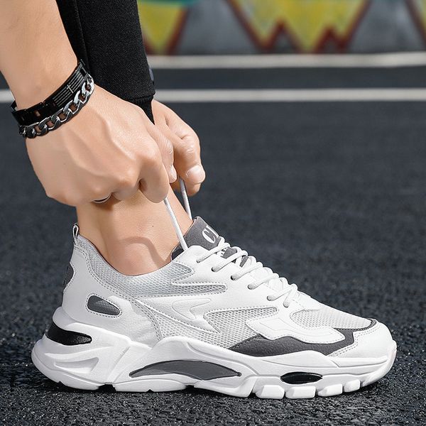 summer breathable men shoes height increasing casual shoes fashions mesh sneakers zapatillas hombre lace-up, Black
summer breathable men shoes height increasing casual shoes fashions mesh sneakers zapatillas hombre lace-up, Black