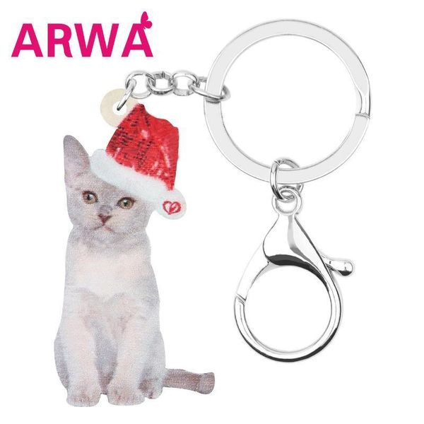 arwa acrylic christmas burmese cat keychains key rings bag car purse animal keychain women girls kids charm gift jewelry, Silver
arwa acrylic christmas burmese cat keychains key rings bag car purse animal keychain women girls kids charm gift jewelry, Silver