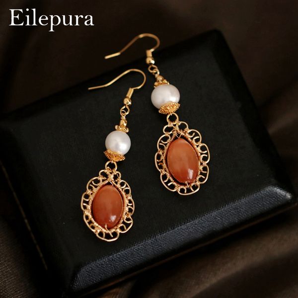 eilepura handmade fresh water white pearl european design drop earring for women anniversary personality jewellery e-a015, Golden;silver
eilepura handmade fresh water white pearl european design drop earring for women anniversary personality jewellery e-a015, Golden;silver