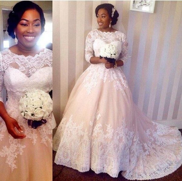 romantic white champagne wedding dresses african designer long sleeves sheer lace neck wedding dress bridal gowns custom made
romantic white champagne wedding dresses african designer long sleeves sheer lace neck wedding dress bridal gowns custom made