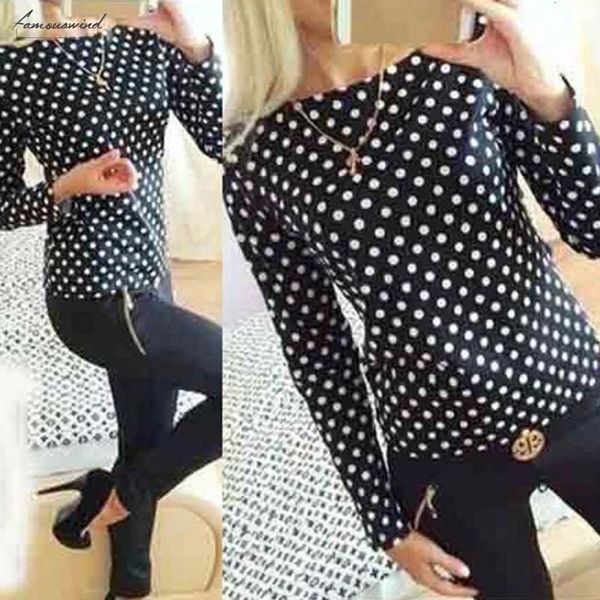 blouse fashion women new round collar camisa dot sleeved chiffon long shirt clothes ladies shirt femme, White
blouse fashion women new round collar camisa dot sleeved chiffon long shirt clothes ladies shirt femme, White
