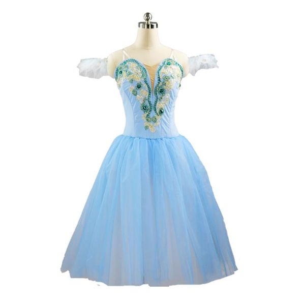 women girls sky blue ballet long professional romantic tutu, Black;red
women girls sky blue ballet long professional romantic tutu, Black;red