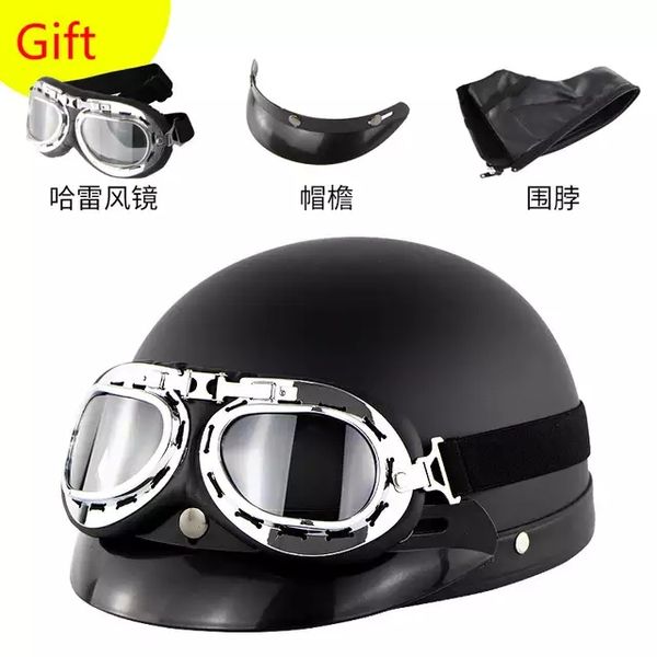 new half motorcycle helmet open face electric bicycle casque goggles visor for scooter cycling touring vintage helmet for
new half motorcycle helmet open face electric bicycle casque goggles visor for scooter cycling touring vintage helmet for