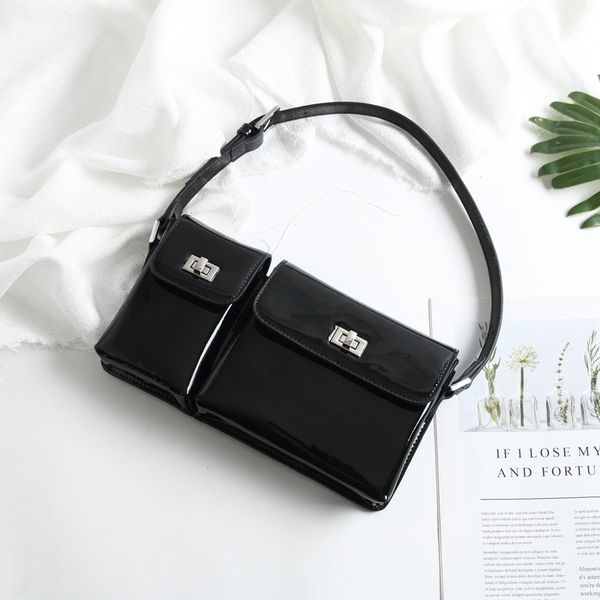 2020 lock buckle french stick leather bag female handbag first layer patent leather cowhide wind solid color shoulder bag
2020 lock buckle french stick leather bag female handbag first layer patent leather cowhide wind solid color shoulder bag