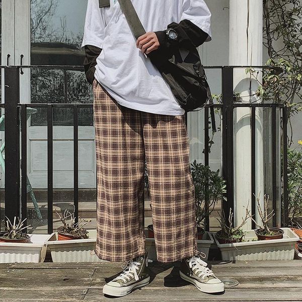 harajuku plaid pants men hiphop harem pants mens japanese oversize linen fashion casual loose sweat size m-2xl, Black
harajuku plaid pants men hiphop harem pants mens japanese oversize linen fashion casual loose sweat size m-2xl, Black