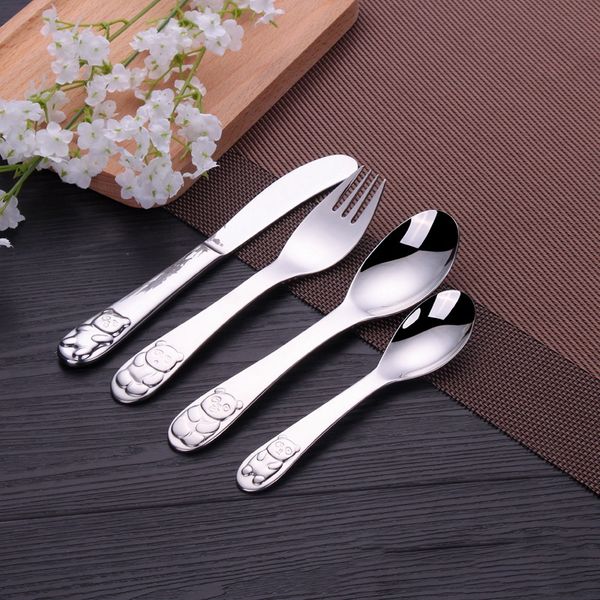 hlzs-cozy zone children tableware cutlery set 4pcs dinnerware set panda quality kid dinner knife fork food stainless steel dinin
hlzs-cozy zone children tableware cutlery set 4pcs dinnerware set panda quality kid dinner knife fork food stainless steel dinin