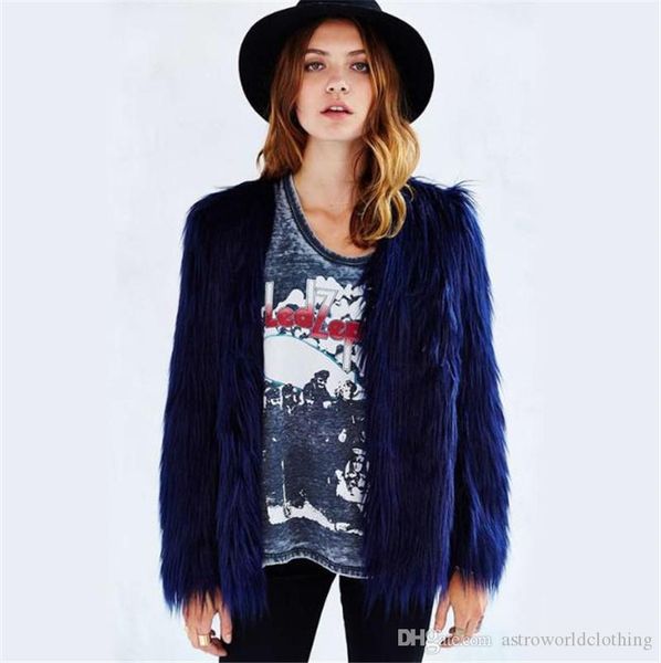 winter designer womens fur coat solid color v neck long sleeve womens outerwear loose ladies fur coats, Black
winter designer womens fur coat solid color v neck long sleeve womens outerwear loose ladies fur coats, Black