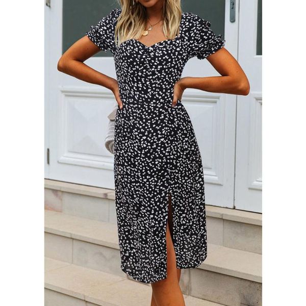 dress summer 2020 women floral print beach dress boho style ruffles a-line sundress elegant party vestidos 5.15, Black;gray
dress summer 2020 women floral print beach dress boho style ruffles a-line sundress elegant party vestidos 5.15, Black;gray