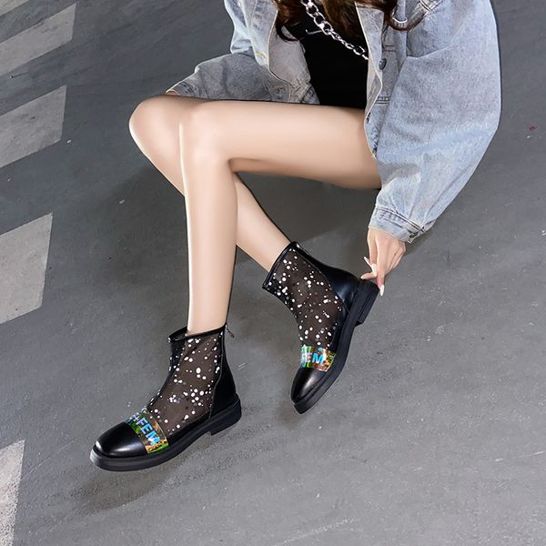 boots summer 2021 wild cool handsome mesh short comfortable casual sandals outdoor female z555, Black
boots summer 2021 wild cool handsome mesh short comfortable casual sandals outdoor female z555, Black