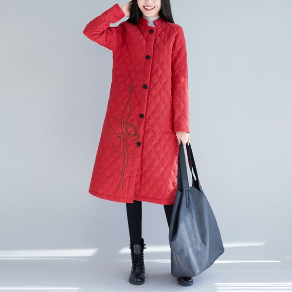 p shoot 2018 winter new style chinese-style cotton-padded clothes women's mid-length warm cotton coat cotton-padded jacket v, Blue;black
p shoot 2018 winter new style chinese-style cotton-padded clothes women's mid-length warm cotton coat cotton-padded jacket v, Blue;black