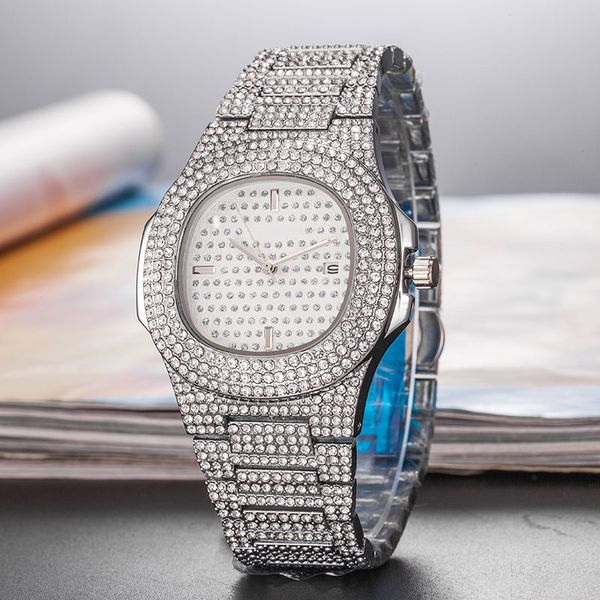 nautilus diamond watch automatic movement waterproof luxury watches man women 316 stainless sweep set iced out wristwatches, Slivery;brown
nautilus diamond watch automatic movement waterproof luxury watches man women 316 stainless sweep set iced out wristwatches, Slivery;brown