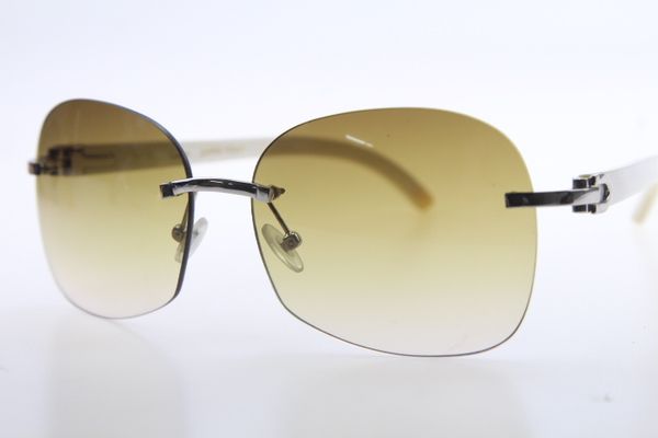 wholesale new rimless white genuine natural t8100908 gold sunglasses men vintage glasses with box glasses uv400 driving glasses, White;black
wholesale new rimless white genuine natural t8100908 gold sunglasses men vintage glasses with box glasses uv400 driving glasses, White;black