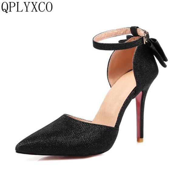 qplyxco summer style sandals shoes woman fashion elegant big size 31-47 pointed high heels wedding dance party women shoes -25, Black
qplyxco summer style sandals shoes woman fashion elegant big size 31-47 pointed high heels wedding dance party women shoes -25, Black