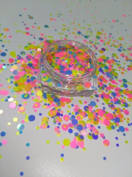 ym-003 1/2/3mm neon pink yellow iridescent round dot spangle shape glitter flake cosmetic for nail gel polish-50g/200gbag, Silver;gold
ym-003 1/2/3mm neon pink yellow iridescent round dot spangle shape glitter flake cosmetic for nail gel polish-50g/200gbag, Silver;gold