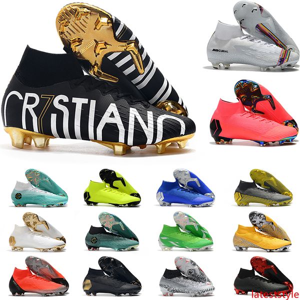 2019 mercurial superfly vi soccer shoes 360 elite fg kj 6 xii 12 cr7 se ronaldo neymar mens women boys outdor football boots cleats us3-11
2019 mercurial superfly vi soccer shoes 360 elite fg kj 6 xii 12 cr7 se ronaldo neymar mens women boys outdor football boots cleats us3-11