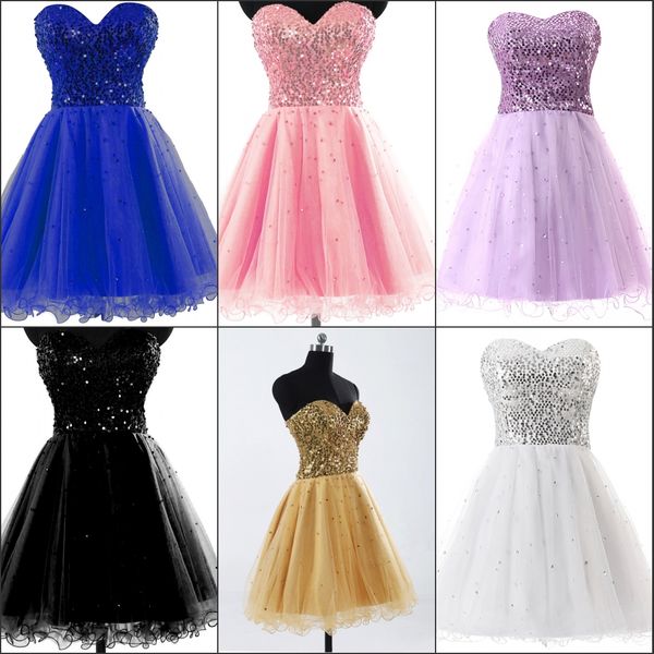short ball homecoming dresses 2020 gold black blue white pink sequins sweetheart a line short cocktail party prom gowns 100% real image, Blue;pink
short ball homecoming dresses 2020 gold black blue white pink sequins sweetheart a line short cocktail party prom gowns 100% real image, Blue;pink