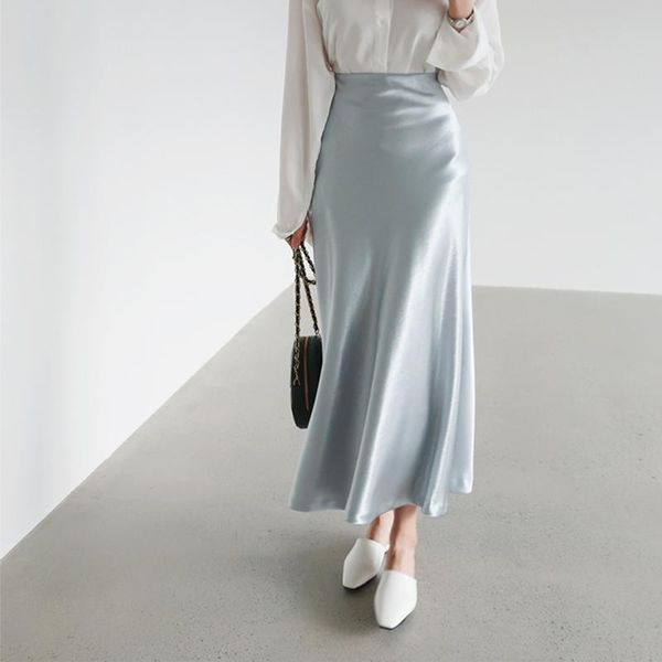 korean skirts women silk skirt women elegant women satin pink long skirt office lady high waist bodycon skirt faldas mujer moda, Black;gray
korean skirts women silk skirt women elegant women satin pink long skirt office lady high waist bodycon skirt faldas mujer moda, Black;gray